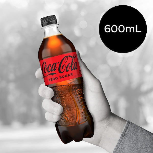 Coca Cola Zero Sugar 600ml Bottle