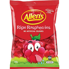 190g Allens Raspberries Bag