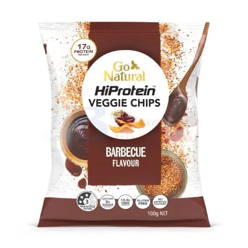 100G Go Natural HIProtein Veggie Chips  (x5)