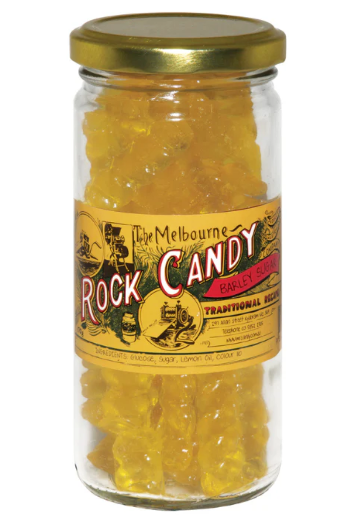 170g The Melbourne Rock Candy Barley Sugar Jar (x12)