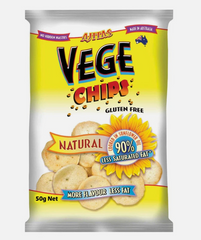 50G Ajitas Vege Chips Natural(x12)