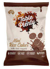 60G Table of Plenty Minni Rice Cake Milk Choc (x6)