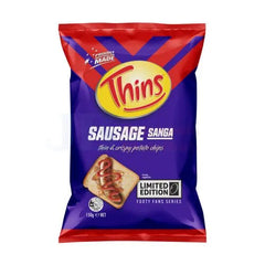 150G Thins Sausage Sanga Think & Crispy Potato Chips